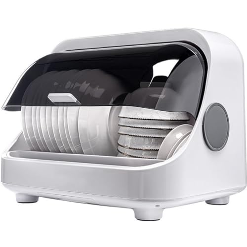 Livmorx 食器乾燥機 小型 大容量 USB充電 引出しタイプ 食器収納りラック 自宅 消毒プチ洗食 防カビ 食洗機 一人用 コンパクト 節水 食洗機 コンパクト 節約する 縦型キャビネット 食器棚水切 (標準モデル)